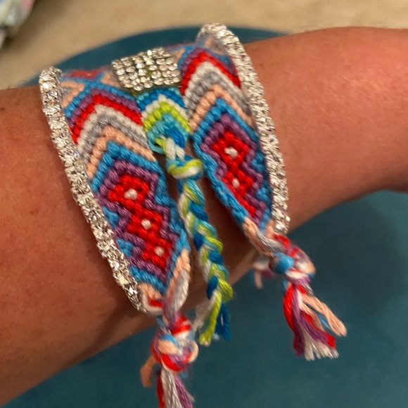 NEW AYOUNIK Rhinestone Embellished Cuff Bracelet - Picture 7 of 8